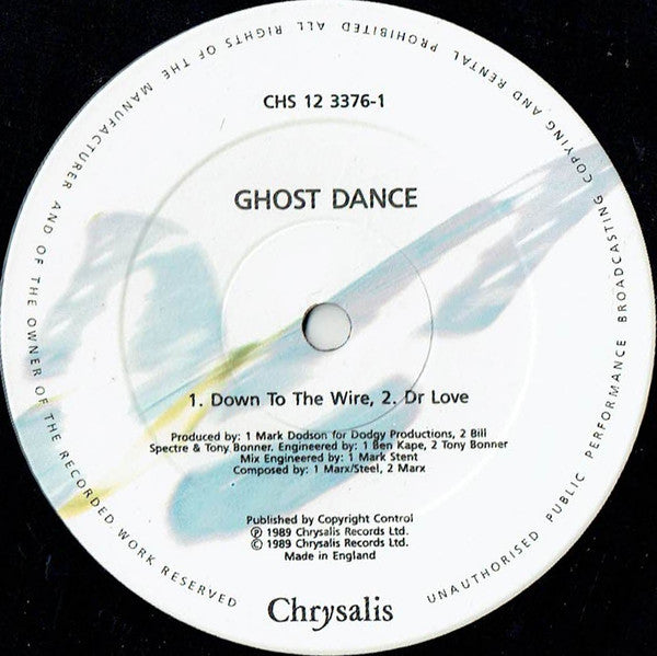 Ghost Dance : Down To The Wire (12", Single)