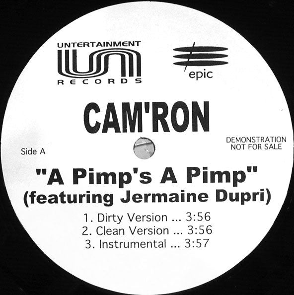 Cam'ron Feat. Jermaine Dupri / Charli Baltimore Feat. Ghostface Killah : A Pimp's A Pimp / Stand Up (12", Promo)