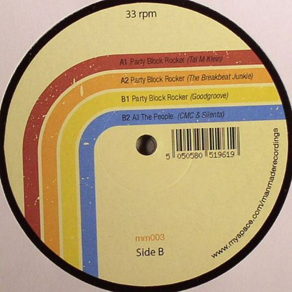 Various : Manmade Remixed Vol.1 (12")