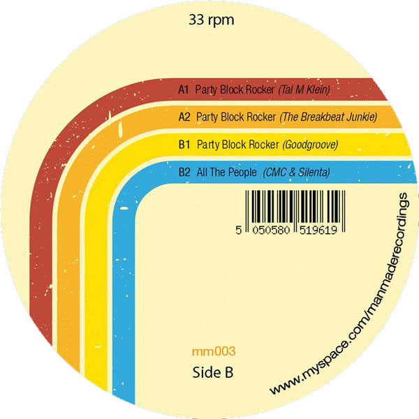 Various : Manmade Remixed Vol.1 (12")