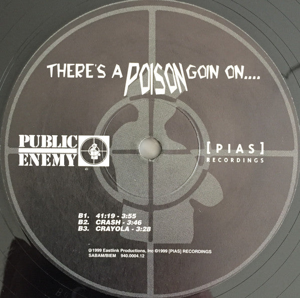 Public Enemy : There's A Poison Goin On.... (2xLP, Album)