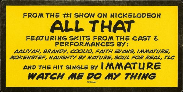 Immature : Watch Me Do My Thing (12", Single, Promo)