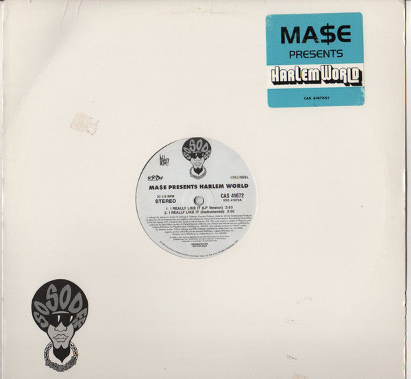 Mase Presents Harlem World : I Really Like It / Meaning Of Family (12", Promo)