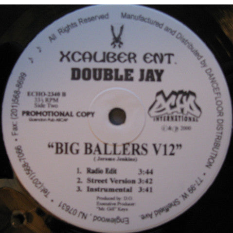 Double Jay (2) : Voodoo Princess / Big Ballers V12 (12", Promo)