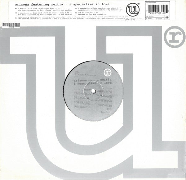 Arizona : I Specialize In Love (12")