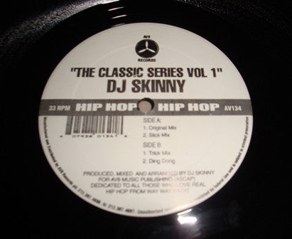 DJ Skinny : The Classic Series Vol 1 (12")