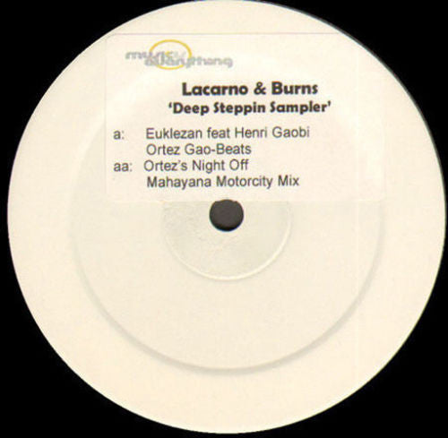Lacarno & Burns : The Deep Steppin' Sampler (12", W/Lbl)