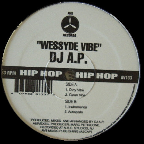 DJ A.P. : Wessyde Vibe (12")