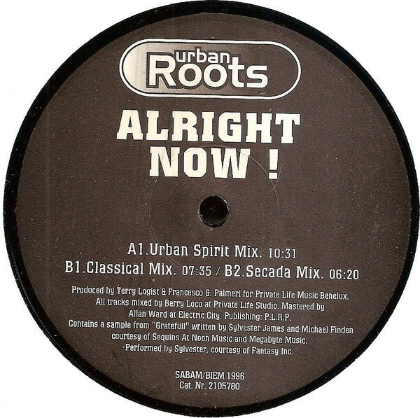 Soul Symphony : Alright Now! (12")