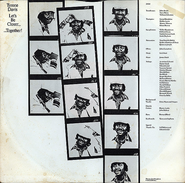Tyrone Davis : Let's Be Closer Together (LP, Album)