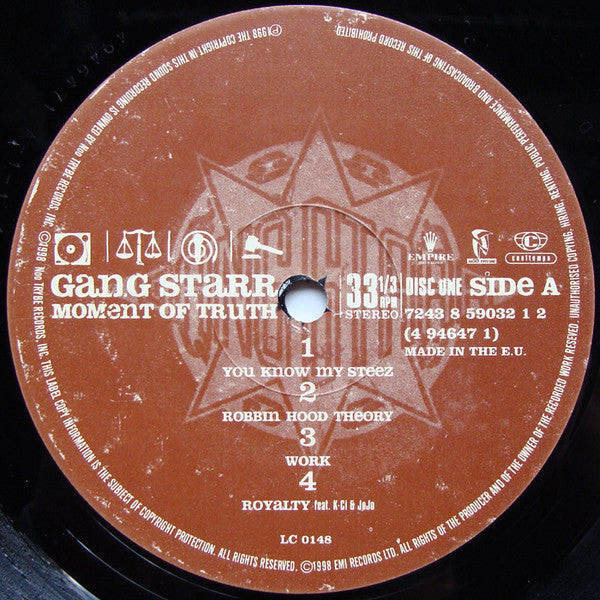 Gang Starr : Moment Of Truth (3xLP, Album)