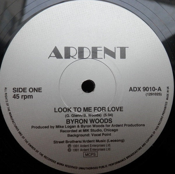 Byron Woods : Look To Me For Love (12")