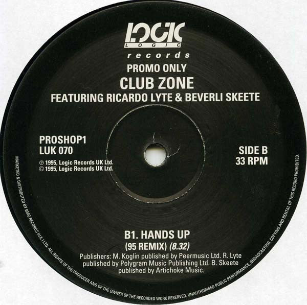 Clubzone Featuring Beverley Skeete & Ricardo Lyte : Passion Of The Night (12", Promo)