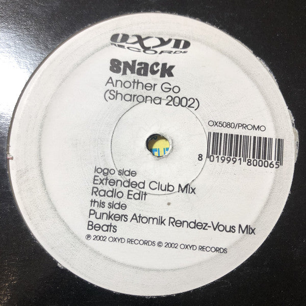 Snack : Another Go (Sharona 2002) (12", Promo)