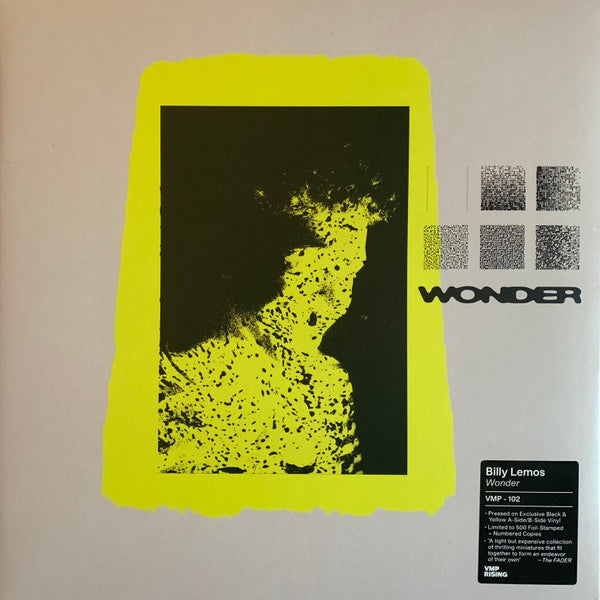 Billy Lemos : Wonder (LP, EP, Club, Ltd, Num, Bla)