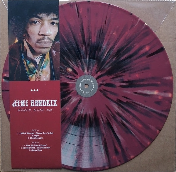 Jimi Hendrix : Acoustic Alone, 1968 (LP, Ltd, Unofficial, Red)