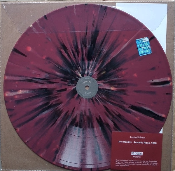 Jimi Hendrix : Acoustic Alone, 1968 (LP, Ltd, Unofficial, Red)