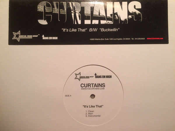 Curtains : It's Like That / Buckwilin (12", Maxi)