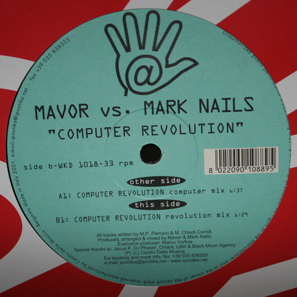 Mavor vs. Mark Nails : Computer Revolution (12")