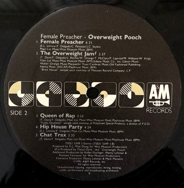 Overweight Pooch : Female Preacher (LP, Album)