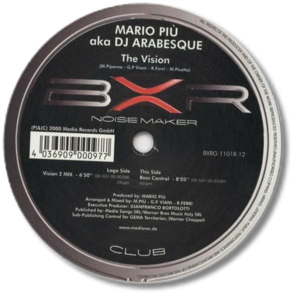 Mario Più aka DJ Arabesque : The Vision (12")