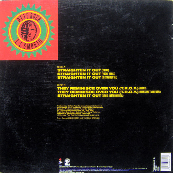 Pete Rock & C.L. Smooth : Straighten It Out (12")