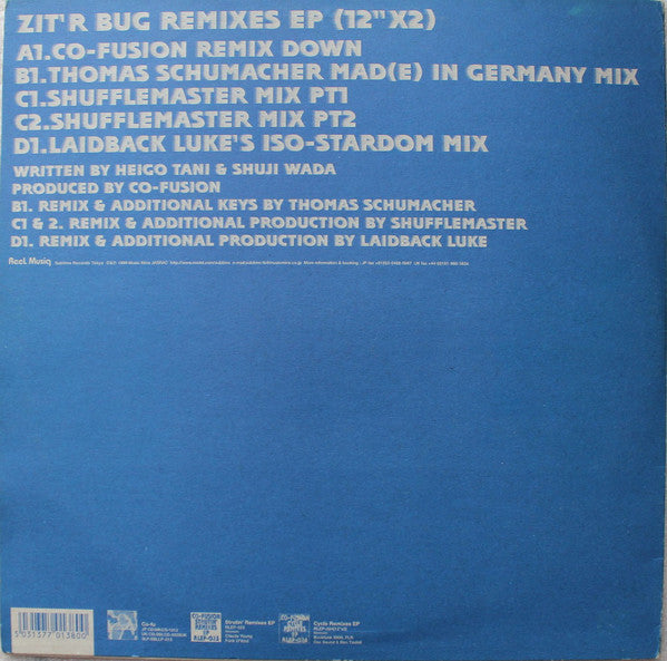 Co-Fusion : Zit'r Bug Remixes EP (2x12", EP)