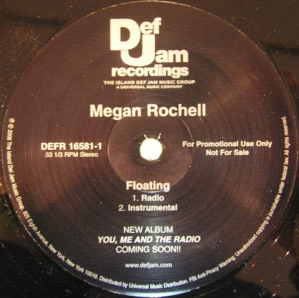 Megan Rochell : Floating (12", Promo)