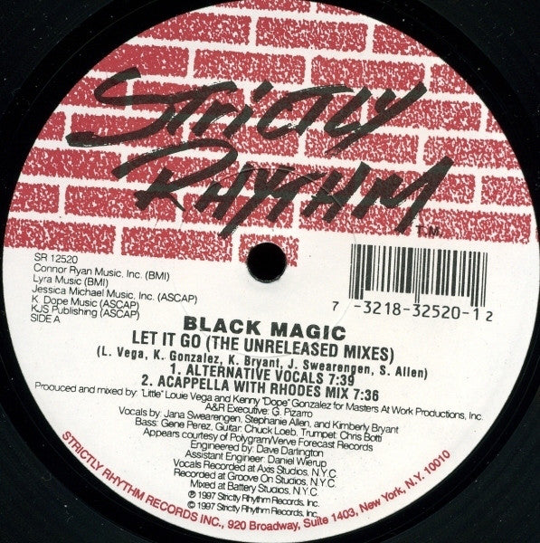 Black Magic : Let It Go (The Unreleased Mixes) (12")