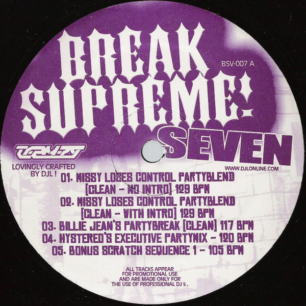 Various : Break Supreme Seven (12")
