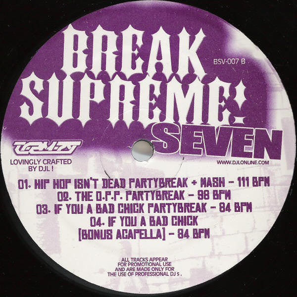 Various : Break Supreme Seven (12")