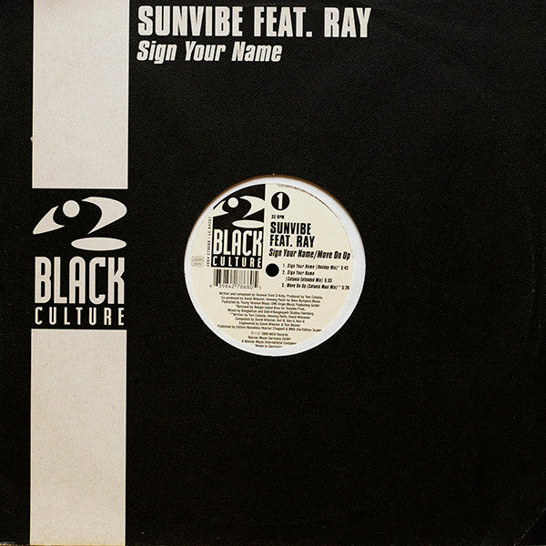 Sunvibe Feat. Ray (6) : Sign Your Name (12", Maxi)
