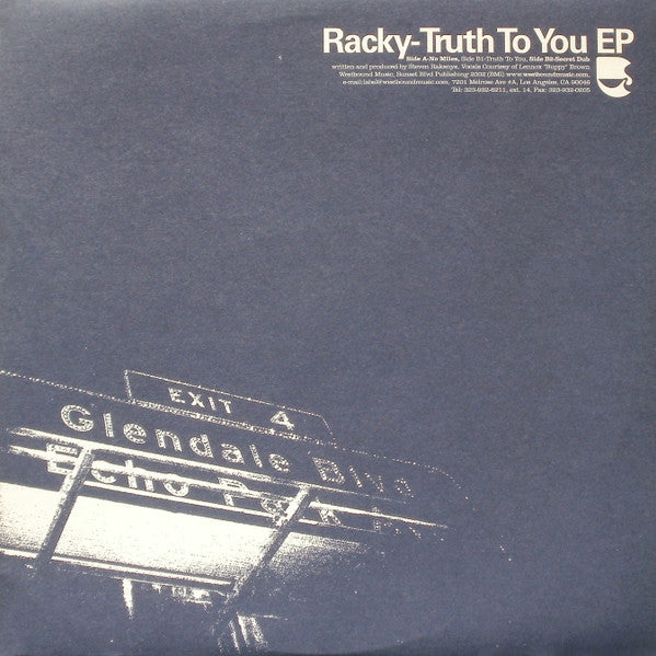 Racky : Truth To You EP (12", EP)