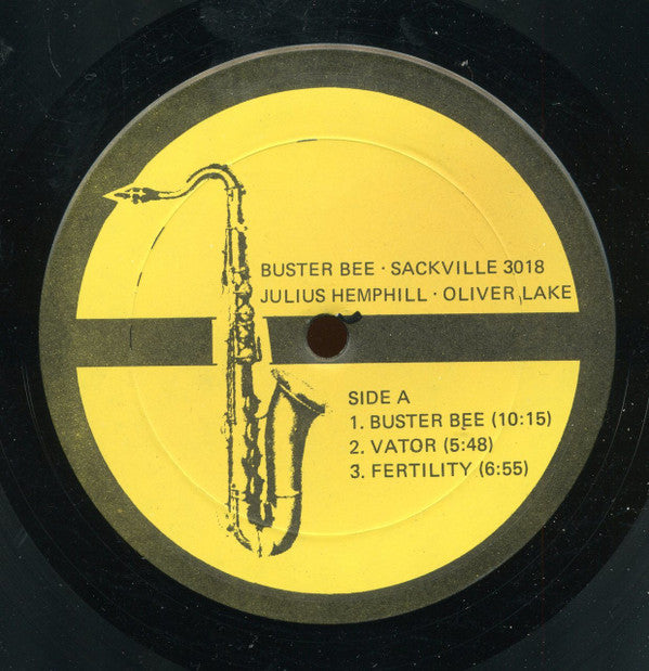 Oliver Lake • Julius Hemphill : Buster Bee (LP, Album)