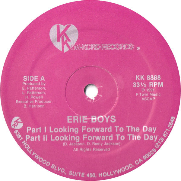 Erie Boys : Looking Forward To The Day (12")
