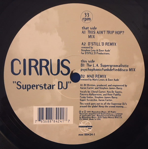 Cirrus : Superstar DJ (12", Single)