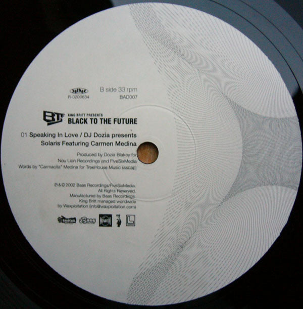 Various : King Britt Presents Black To The Future (12")