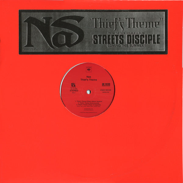 Nas : Thief's Theme (12", Promo)