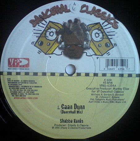 Shabba Ranks : Caan Dunn (12")