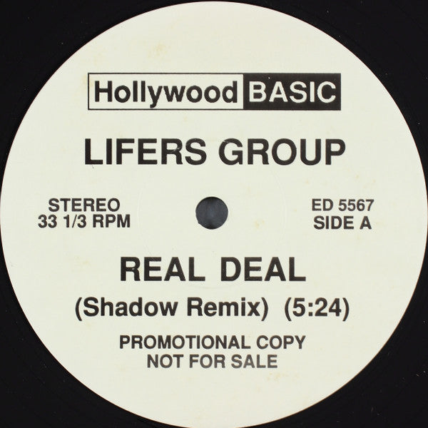 Lifers Group / DJ Shadow : Real Deal (Shadow Remix) / Lesson 4 (12", Promo)