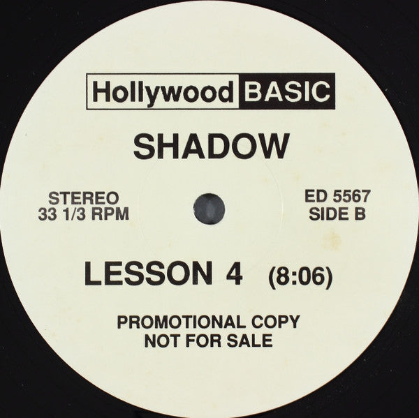 Lifers Group / DJ Shadow : Real Deal (Shadow Remix) / Lesson 4 (12", Promo)