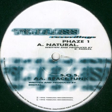 Phaze 1 / S.O.S. : Natural / Space Funk (12")