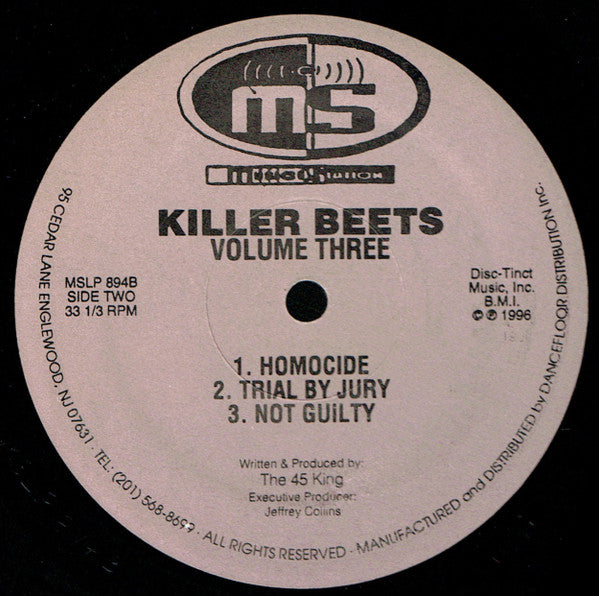 The 45 King : Killer Beets Volume Three (LP)