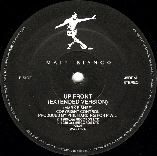 Matt Bianco : Just Can't Stand It (12")
