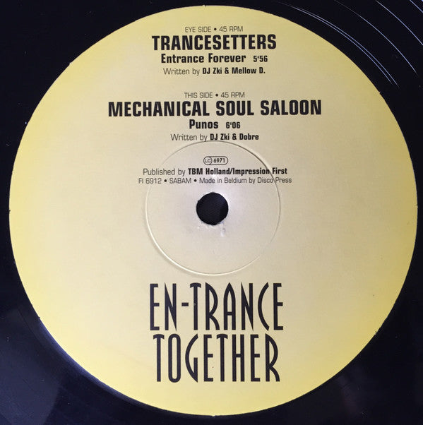 Trancesetters / Mechanical Soul Saloon : En-Trance Together (12")