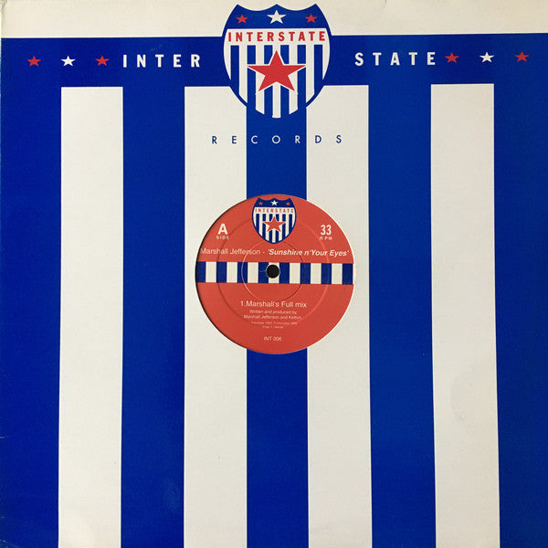 Marshall Jefferson : Sunshine N' Your Eyes (12")