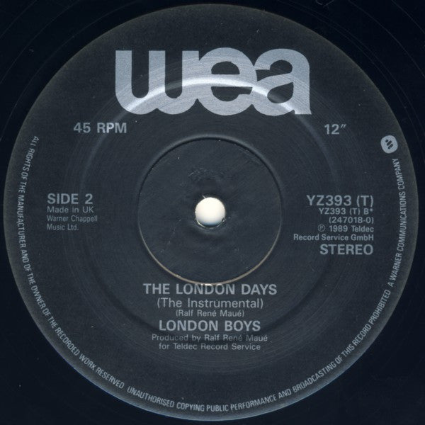 London Boys : London Nights (12", Maxi)