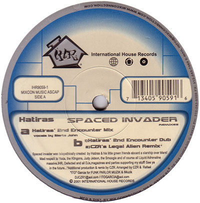 Hatiras : Spaced Invader (Remixes) (12")