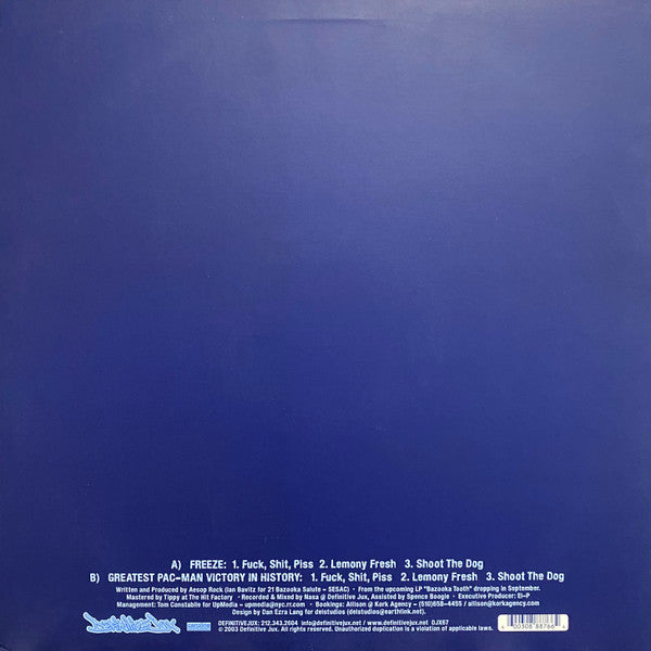 Aesop Rock : Freeze / The Greatest Pac-Man Victory In History (12")