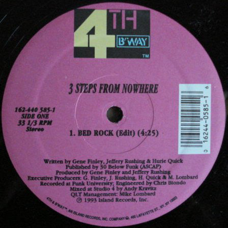 3 Steps From Nowhere : Bed Rock (12")